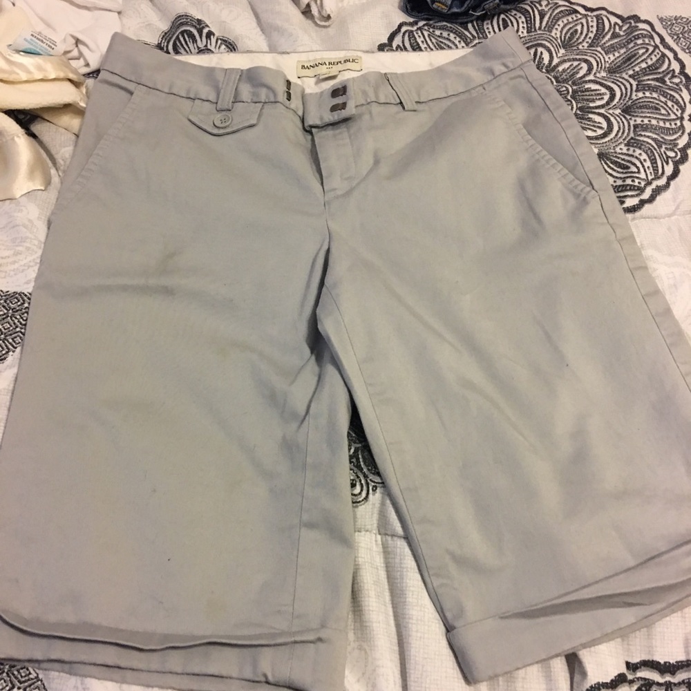 Banana republic   Bermuda chino shorts gray